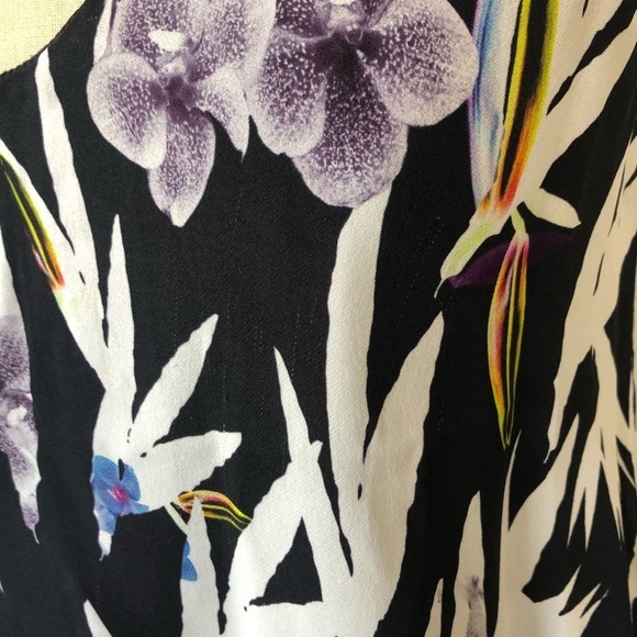 Nicole Miller Hummingbird Silk Strappy Back Tank - Picture 8 of 8